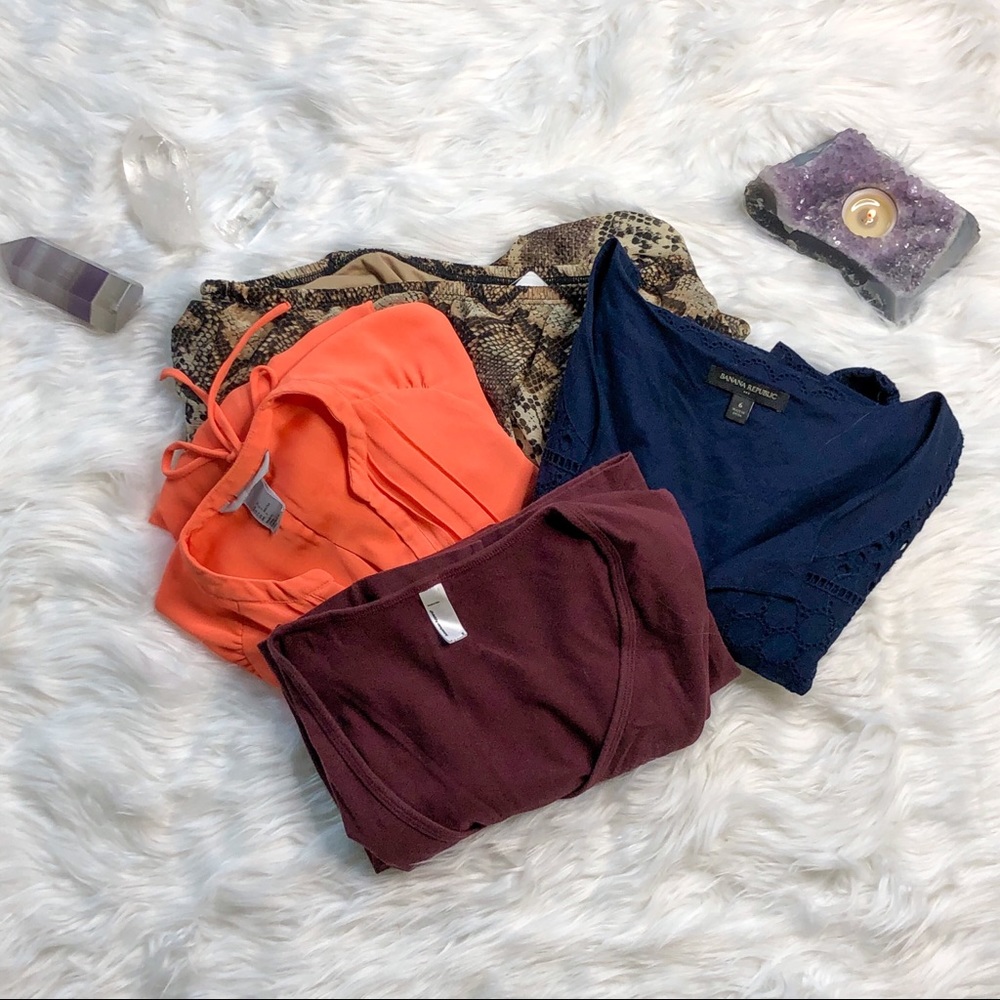 American Apparel Banana Republic Bundle 4 Dresses✨